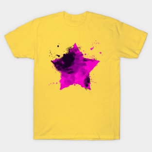 Estrella con pintura T-Shirt